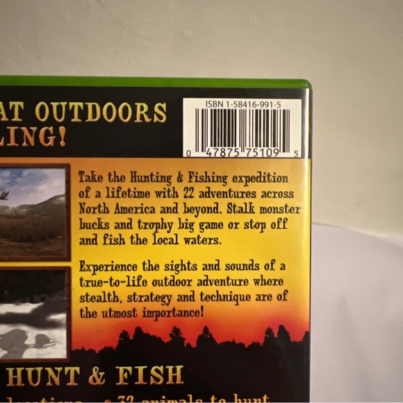 Xbox : Cabelas Outdoor Adventures Video Games Hunt And Fish Complete W/ Manual - Picture 6 of 7